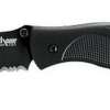 Kershaw Black Out Folder 440A Stainless Serrated Blade Polyimide Kershaw Knives
