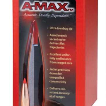 Hornady A-Max Match Bullets .264 Diameter 123gr