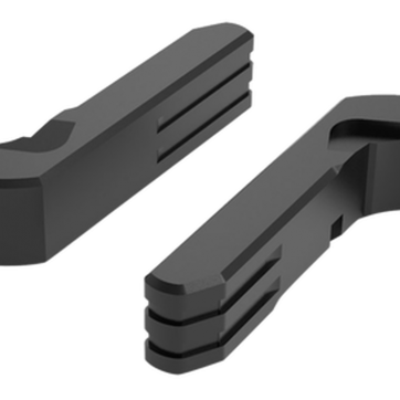 Cross Armory Extended Magazine Catch Compatible with P80 & Glock Gen1-3 Aluminum Black Anodized Cross Armory