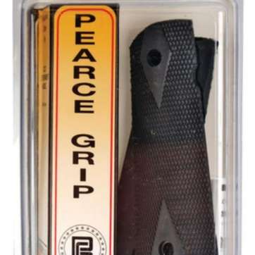 Pearce Grip Side Panel Grips 1911 Government Black Rubber Pearce Grip