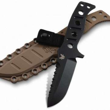 Benchmade 375 Adamas Fixed Blade Drop Point Knife *Rangers Lead the Way* Benchmade Knives