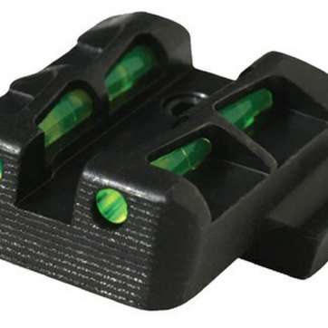 Hiviz LiteWave Rear Glock 9/40/357 (Not 42/43) Fiber Optic Green Steel Hiviz Sights