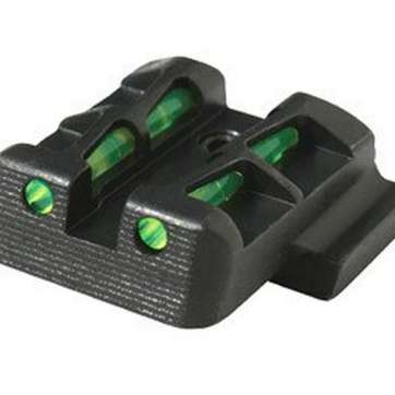Hiviz LiteWave S&W M&P Full Size/Compact Fiber Optic Green Black Hiviz Sights