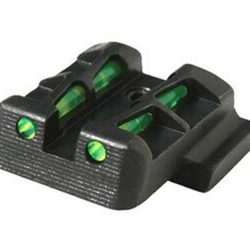 Hiviz Litewave S&W M&P Shield 9mm/40S&W Fiber Optic Green Black Hiviz Sights