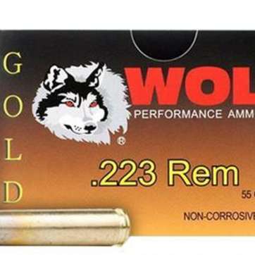 Wolf Gold 223/5.56 NATO Full Metal Jacket 55gr