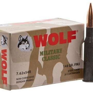 Wolf Military 7.62X54R 148gr