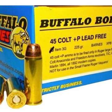 Buffalo Bore 45 Colt +P Lead-Free Barnes XPB 225gr