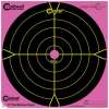 Caldwell 317-536 Orange Peel Targets Bullseye 12" Pink/Black 5 Pack Battenfeld Technologies