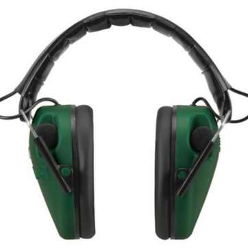 Caldwell E-MAX Low Profile Electronic Earmuffs (NRR 23dB) Green PAST