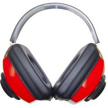 Radians Competitor Electronic Hearing Protection Muffs Red/Black Radians