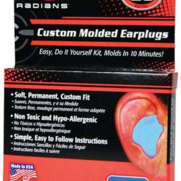 Radians Sporting Goods Custom Molded Earplugs Blue Radians