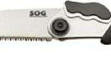 S.O.G Folding Saw High 8.25" Carbon Stainless Saw Blade Soft Grip TPR SOG Knives