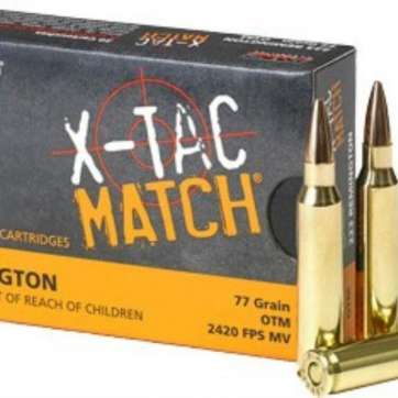 PMC Ammunition X-Tac Match Ammo.223 Rem 77gr