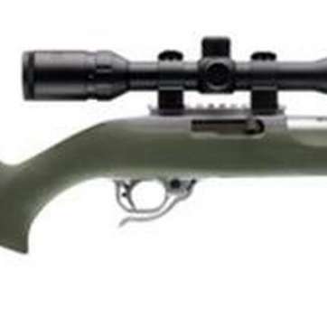 Hogue Overmold Rubber Rifle Stock Synthetic Olive Drab Green Hogue