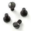 Hogue Grip Screws For Government And Officers Models Slotted Black Package Of Four Hogue
