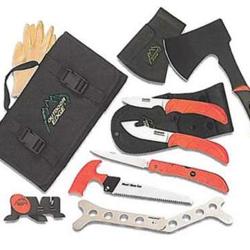 Outdoor Edge Outfitter Cleaning Kit 8 Piece Individual Sheaths Rollpack Outdoor Edge Knives