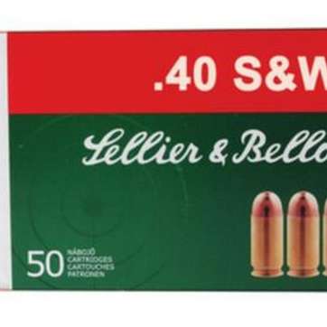 Sellier and Bellot 40 S&W 180 FMJ 50Rd/Box Sellier & Bellot