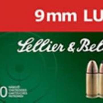 Sellier and Bellot 9mm/9mm Para 124Gr FMJ 50Rd/Box Sellier & Bellot