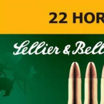 Sellier and Bellot 22 Hornet 45 FMJ 20Rd/Box Sellier & Bellot