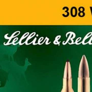 Sellier and Bellot 308 Winchester 168 Hpbt 20Rd/Box Sellier & Bellot