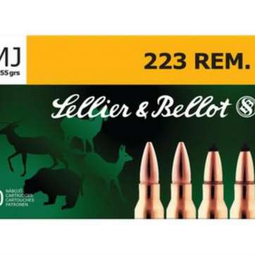 Sellier and Bellot 223 Remington 55 FMJ 20Rd/Box Sellier & Bellot