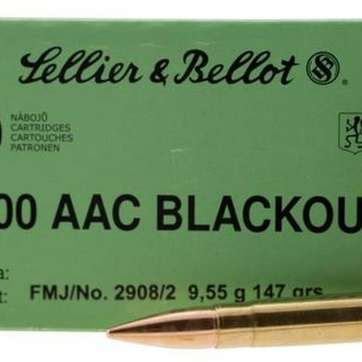 Sellier and Bellot 300 Blackout 147 FMJ 20rd Box Sellier & Bellot