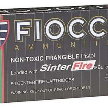 Fiocchi Centerfire 40 S&W Non-Toxic/Frangible 125gr