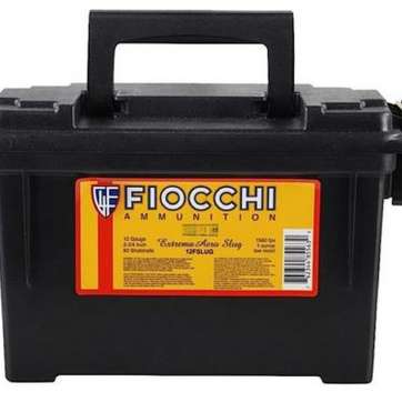 Fiocchi Rifled Slug HV 12ga 2.75" 1oz Plano Ammo Box 80rd/Case Fiocchi Ammunition