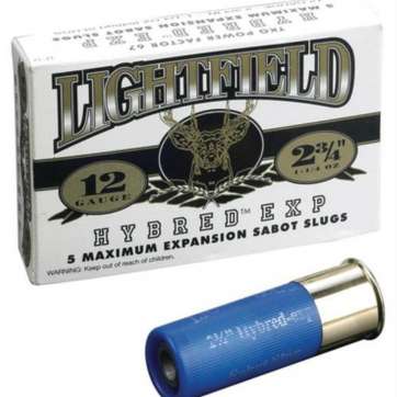 Lightfield Hybrid Express Commander 12 ga 2.75" 1-1/4oz Slug Shot 5Box Lightfield Ammunition