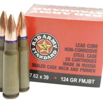 Red Army Standard Made in Russia 7.62x39mm 124gr