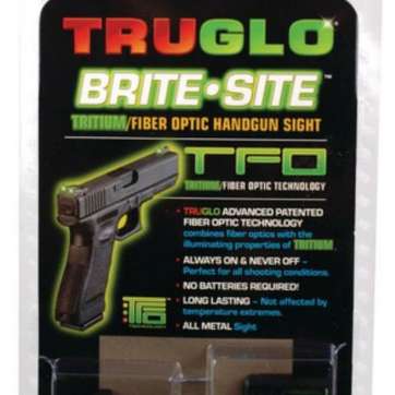 Truglo Tritium Fiber Optic Sight For Glock Low Truglo