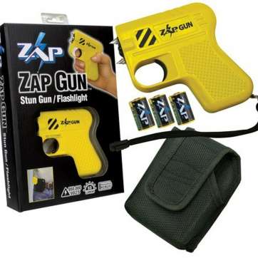 Zap Zap Gun Stun Gun Portable Close Contact Yellow PS Products
