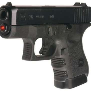 LaserMax Glock 26/27/33 Red 635nm 3mW .75"@25yds 20yds Range LaserMax