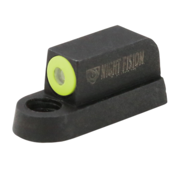 Night Fision Night Sight Front Square CZ P-07/P-09/P-10 Green Tritium Orange Outline Front Black
