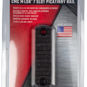 CMC Triggers M-LOK Rail 7 Slot Black M-LOK Rail 7 Slot CMC Triggers