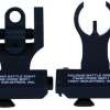 Troy 45 Degree Folding BattleSights HK Front and Round Rear Black Troy Industries