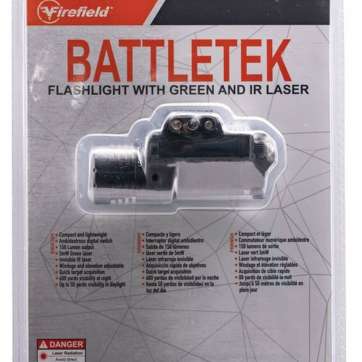 Firefield BattleTek Laser/Flashlight LED 150 Lumens CR123A (included) Battery Black Glass Filled Nylon Polymer Firefield