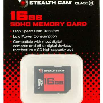 Stealth Cam STC-16GB SD Memory Card SD 16GB Stealth Cam