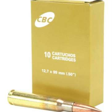 CBC .50 BMG Ammunition CBC 660 Grain M33 Ball Full Metal Jacket 10rd/Box Barrett Firearms