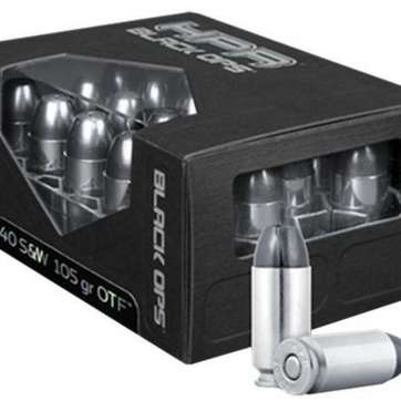 HPR Ammunition BlackOps 40S&W Open Tip Frangible 105 gr