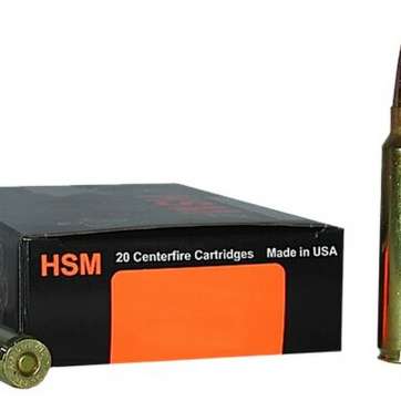 HSM Trophy Gold 6mm Rem 95gr BTHP 20 Bx/ 1 Cs HSM Ammunition