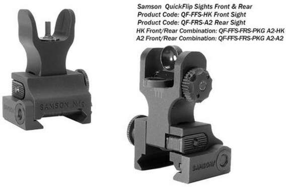 Samson Manual Folding A2 Front/Rear AR-15