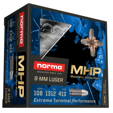 Norma Self Defense MHP 9mm 108Gr