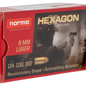 Norma Hexagon 9mm 124Gr