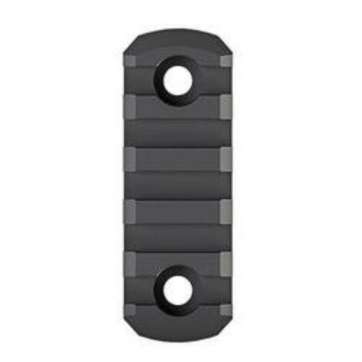 Magpul M-LOK Polymer Rail Section 5 Slots Beveled Ends Mil-Spec Black Polymer MagPul