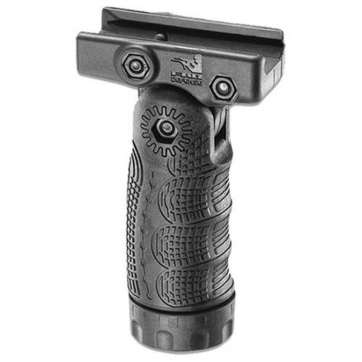 Mako 7-Position Tactical Folding Grip with Waterproof Storage Poly Black Mako