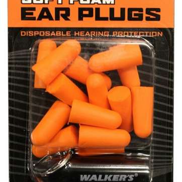 Walkers Foam Ear Plugs 32 dB Orange with Black Canister Walkers Game Ear