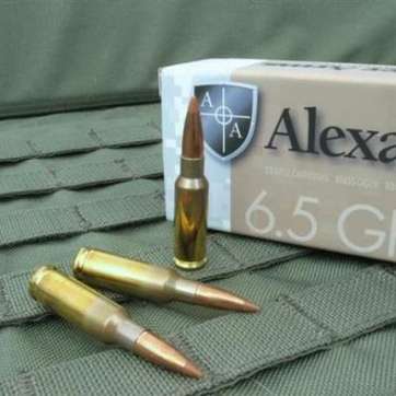 Alexander Arms 6.5 GREN 120g NOSLER BT 20rd Box Alexander Arms