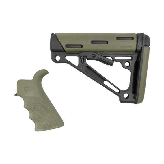 Hogue - AR-15/M16 Kit - Grip & Collapsible Mil-Spec Buttstock & Buffer Tube OD Green Hogue