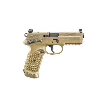 FN FNX-45 Tactical Flat Dark Earth .45 ACP 4.5-inch 10rd Night Sights State Compliant